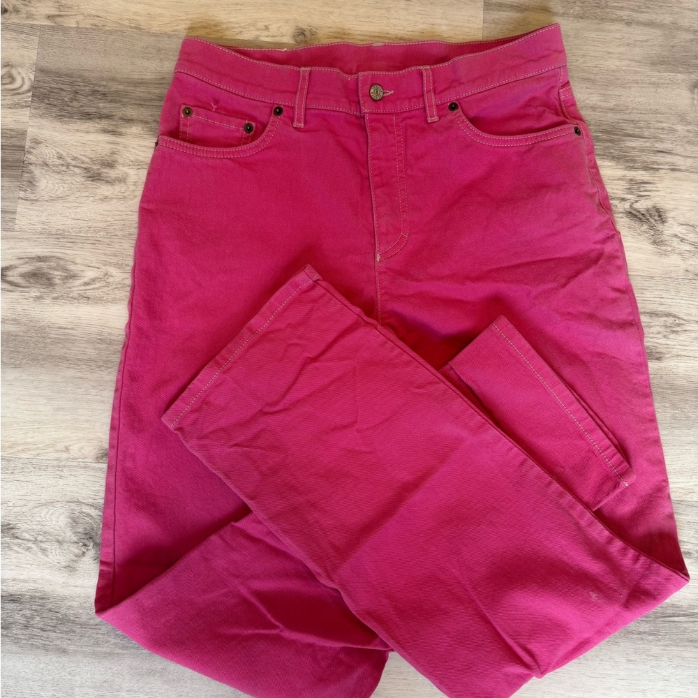 Bogner Women's Fuchsia Straight Leg Jeans